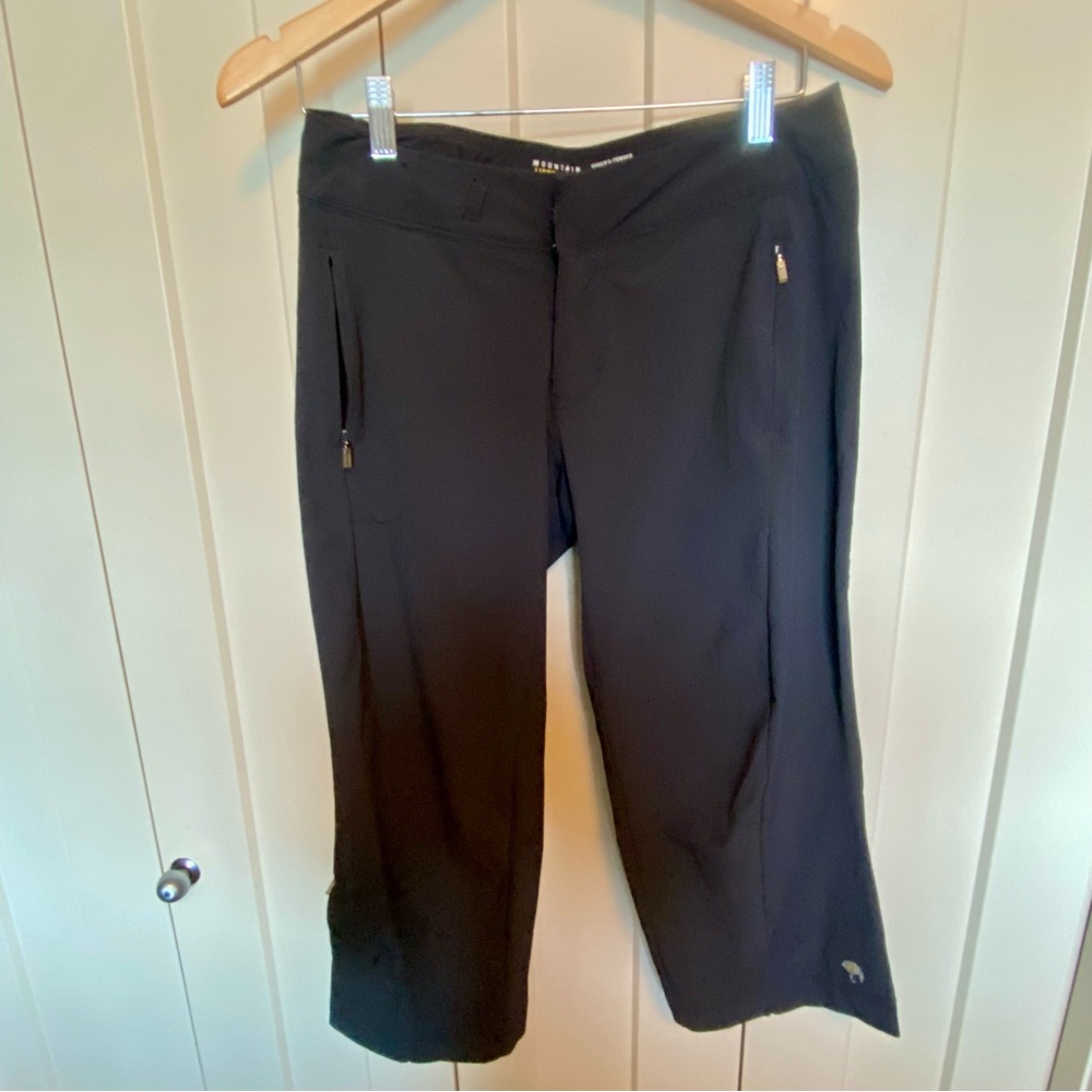🧗‍♀️Mountain Hardwear-Women's Black Crop Pants-Rock Climbing/ Bouldering Quality
